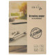 Zīmēšanas papīrs kartona mapē A4 190 g/m² 20lp., Smiltainis
