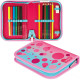Mugursoma ar piederumiem GREENLine Pink Bubbles, Herlitz