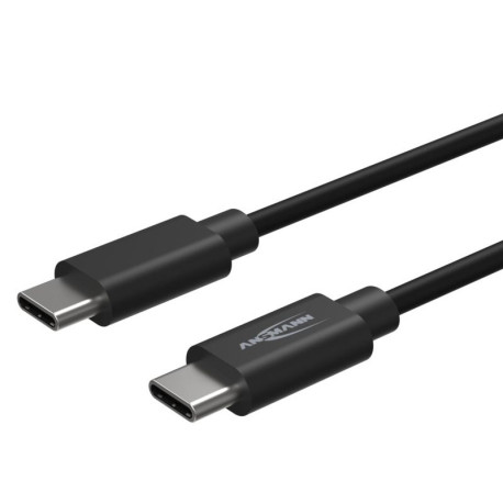 Datu un uzlādes kabelis USB Type-C to Type-C 120cm/200cm, Ansmann