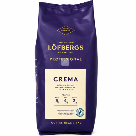 Kafijas pupiņas Professional Crema 1 kg, Lofbergs Baltic