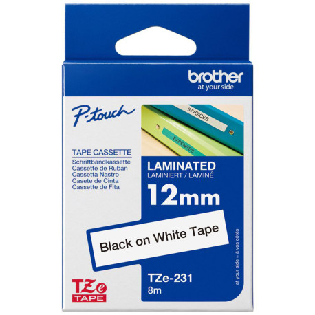Etiķešu lente TZe 12mmx8m, Brother