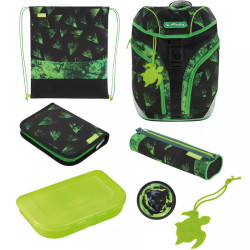 Mugursoma ar piederumiem GREENLine SoftLight Plus, Herlitz