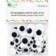 Assorted Wiggley Eyes 75pcs., DP Craft