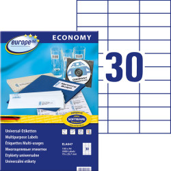 Multipurpose labels 70x29.7mm Europe100, Avery Zweckform