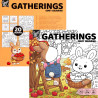 Krāsojamā grāmata Gatherings 20x20cm  20x2 zīmējumi 120g/m², CCG