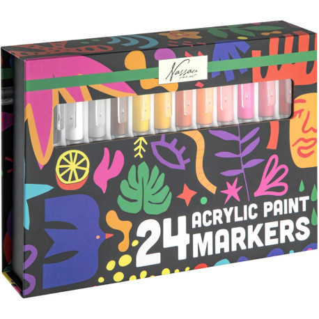 Acrylic Paint Markers 24pcs., CCG