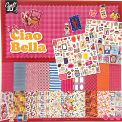 Dizaina papīrs Ciao Bella 25x25cm 250g/m² 22lp., CCG