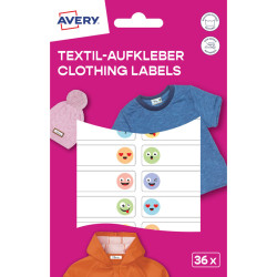 Apģērbu etiķetes Emocijas 13x45mm 36gab., Avery Zweckform