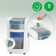 IQ OptiMax Autofeed Small Office 200 P4 Cross Cut Paper Shredder, Leitz