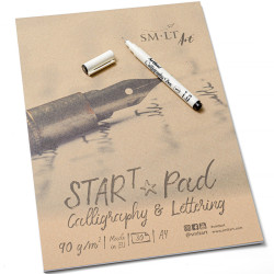 Calligraphy & Lettering pad StarT A4 90g/m² 30 Sheets, Smiltainis