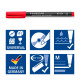 Permanentu marķieru komplekts 1mm Lumocolor® 317 8gab., Staedtler