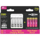 Pure Power Set 4× AA / HR6 battery packs and charging module
