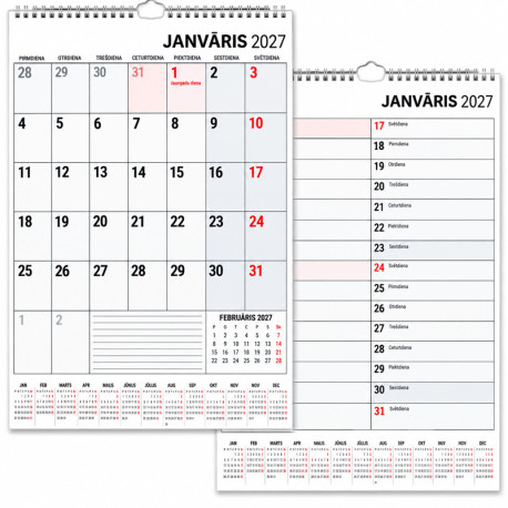 Wall Calendar Office Planner, Timer