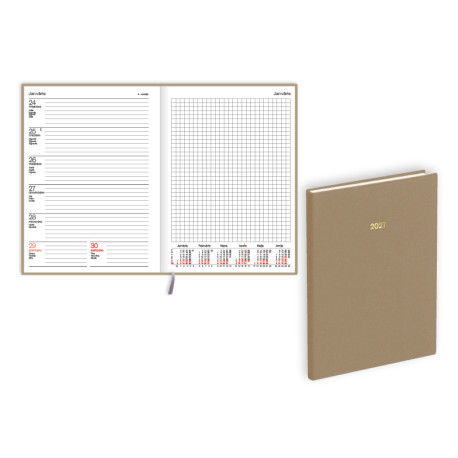 Quadro, mākslīgās ādas vāki ar faktūru, Balts