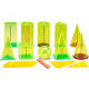 Geometrical Shape Set 15cm 10pcs., Wissner