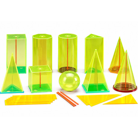 Geometrical Shape Set 15cm 10pcs., Wissner