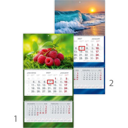 Wall Calendar Short Plus, Mobile Serviss