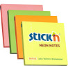 Līmlapiņas Stick'n Neon 76x76mm 100lp., BNT Scandinavia