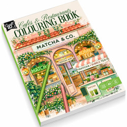 Colouring Book Cafes & Restaurants A4 22lp., Creative Craft Group