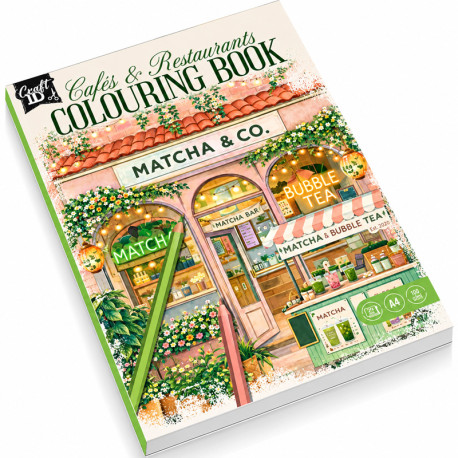 Colouring Book Cafes & Restaurants A4 22lp., Creative Craft Group