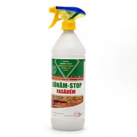 Tīrīšanas līdzeklis fasādēm Sūnām Stop, RK69 Grupa