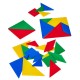Prāta spēles figūras Tangrams, Linex