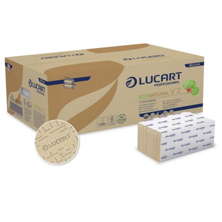 Roku dvieļi "V" loksnēs Econatural 863044, Lucart