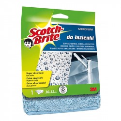 Mikrošķiedras lupatiņa vannas istabai Scotch Brite, 3M