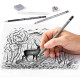 Zīmēšanas piederumu komplekts Mars® Lumograph® Charcoal 100C, Staedtler