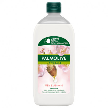 Šķidrās ziepes Šķidrās ziepes Milk & Almond Palmolive Naturals (uzpilde) 750 ml, Colgate-Palmolive