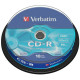 CD-R matrice 80 min/700 Mb 52x CakeBox 10 gab., Verbatim