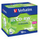 CD-RW matrice 80 min/700 Mb 12x Jewel Case 10 gab, Verbatim.
