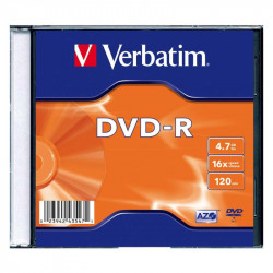 DVD-R matrice 4,7 GB 16x Jewel Case, Verbatim