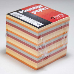 Piezīmju papīra kubs 8.5 x 8.5 x 8.5 cm līmēts, ABC Jums