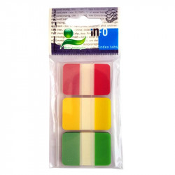 Indeksu komplekts 25 x 38 mm 3 x 25 gab., Global Notes