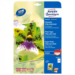 Fotopapīrs A4 250 g/m² 20 lapas, Avery Zweckform