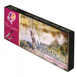 Akvareļu krāsas De Luxe 16 krāsas, Luč