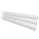 Spirāles plastmasas baltas 25 mm Forofis