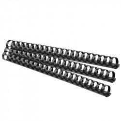 Spirāles plastmasas melnas 20 mm Forofis
