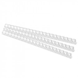Spirāles plastmasas baltas 16 mm Forofis