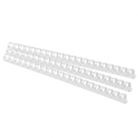 Spirāles plastmasas baltas 16 mm Forofis