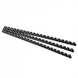 Spirāles plastmasas melnas 12 mm Forofis