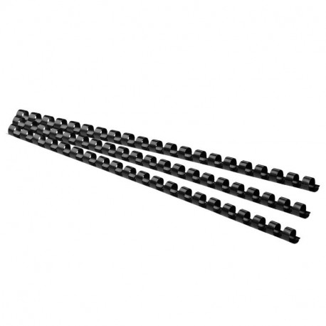 Spirāles plastmasas melnas 12 mm Forofis