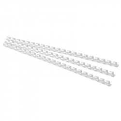 Spirāles plastmasas baltas 12 mm Forofis