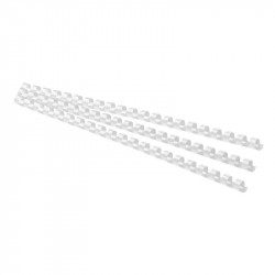 Spirāles plastmasas baltas 10 mm Forofis