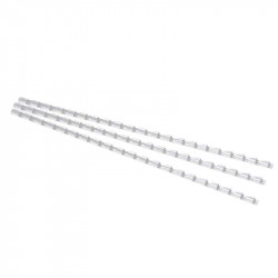Spirāles plastmasas baltas 8 mm Forofis