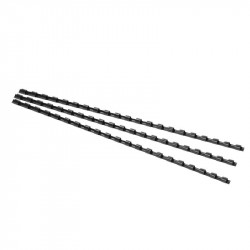 Spirāles plastmasas melnas 6 mm Forofis