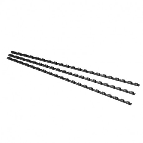 Spirāles plastmasas melnas 6 mm Forofis