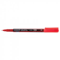 Marķieris CD/DVD 0.5 mm sarkans Markline, Linc
