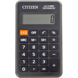 Kabatas kalkulators LC-310NR, Citizen
